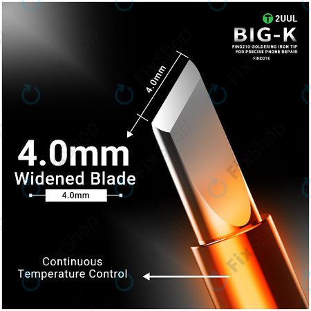 Panne de fer à souder, type couteau (K), 2UUL C210