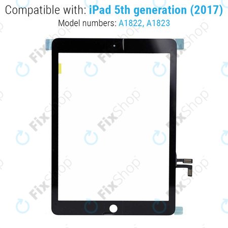 Apple iPad (5e génération 2017) - Écran tactile + bouton d'accueil (gris sidéral)