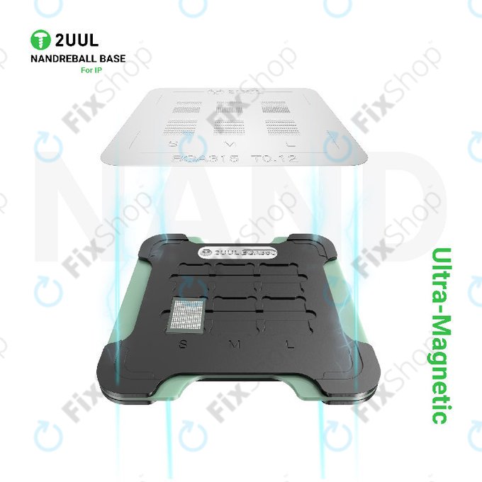 Base magnétique double face pour rebillage NAND, 2UUL BH16