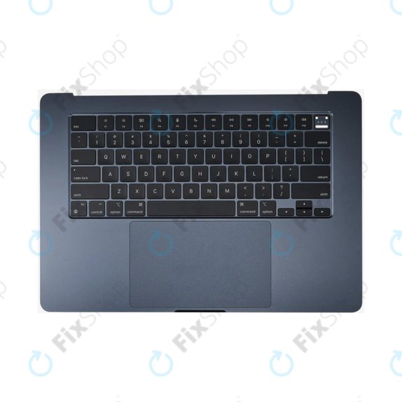 Cadre supérieur clavier pour MacBook Air 15", A3114 (2024), avec clavier US et batterie, Midnight, 661-40269, Genuine Apple
