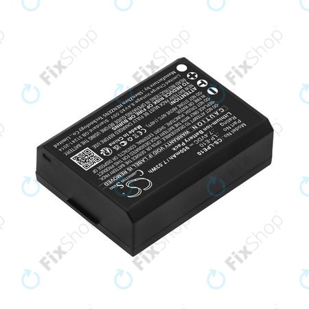 Batterie pour Canon EOS 1100D, EOS 1300D, 950mAh, Li-Ion, 7.4V, LP-E10, HQ