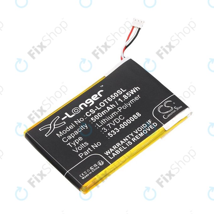 Batterie pour Logitech Mx Master, 500mAh, Li-Pol, 3.7V, 533-000088, HB303450, HQ