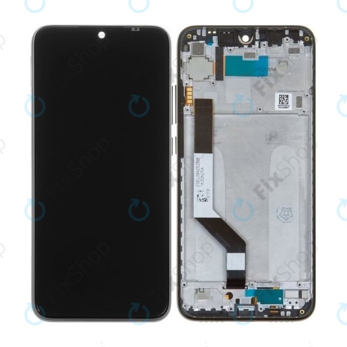 Xiaomi Redmi Note 7 - Écran LCD + Écran Tactile + Cadre (Noir Espace) - 5606100920C7, 560610100033, 560610125033 Genuine Service Pack