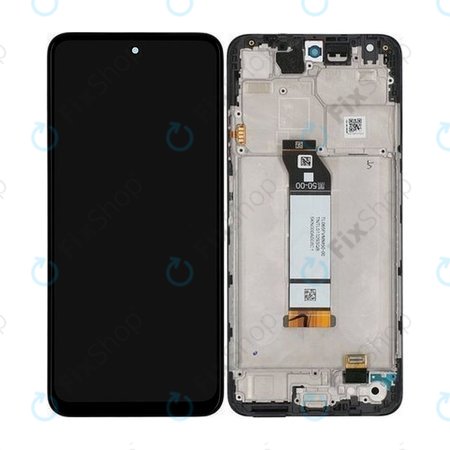 Xiaomi Redmi Note 10 5G - Écran LCD + Ecran Tactile + Cadre (Gris Graphite) - 5600020K1900 Genuine Service Pack