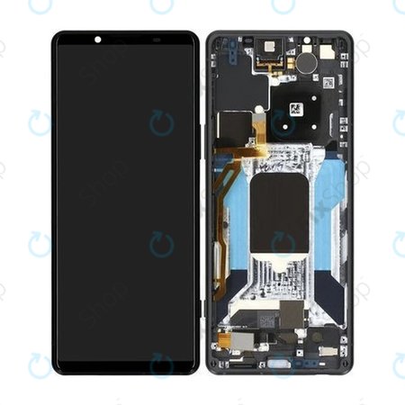 Sony Xperia 5 IV XQ-CQ54 - Écran LCD + Écran tactile + Cadre (Noir) - A5050962A Genuine Service Pack
