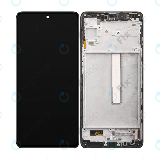 Samsung Galaxy M53 5G M536B - Écran LCD + Écran tactile + Cadre (Noir) OLED