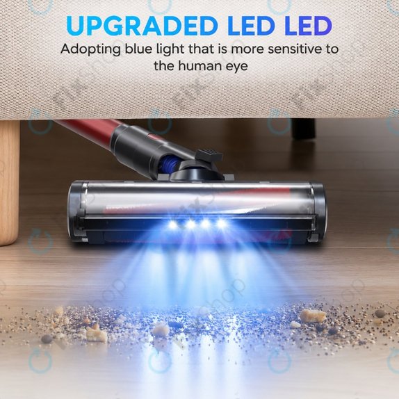 Dyson V-series, Outsize - Tete de nettoyage a rouleau souple avec lumiere LED