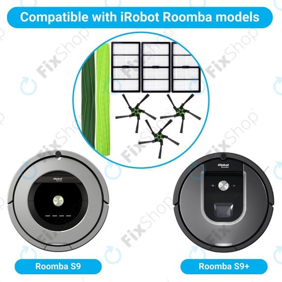 iRobot Roomba S9, S9+ - Ensemble complet