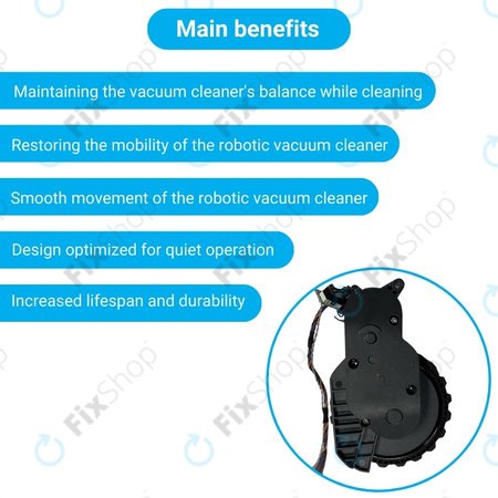 Xiaomi Roborock S5 Max, S6 Pure, S7 - Moteur de roue (droite)
