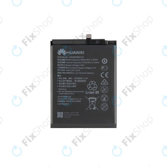 Huawei Honor Jouer. Mate 20 Lite, Nova 3, P10 Plus, Nova 5T - Batterie 3750mAh - HB386589ECW - 24022732, 24022731, 24022209