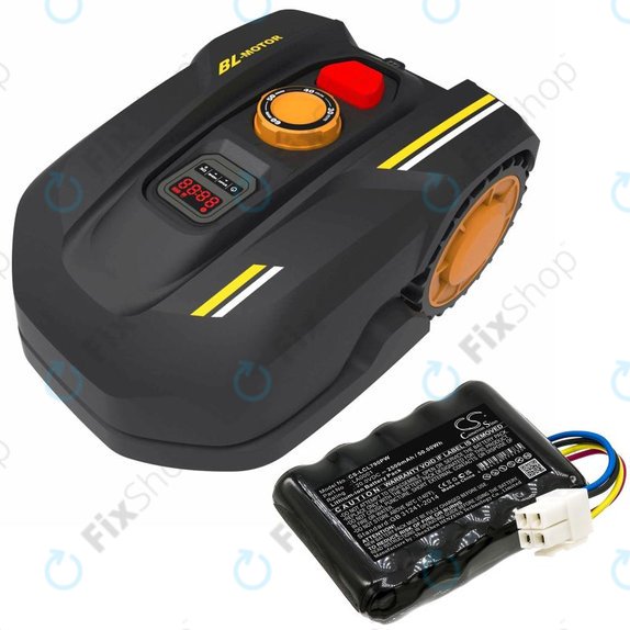 Batterie pour Landxcape LX797, Ferrex 800m2 2021, 2500mAh, Li-Ion, 20V, LA0001, HQ