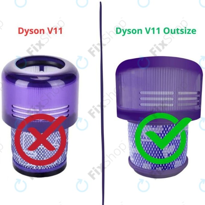 Filtre HEPA, 2 pièces pour Dyson V11 Outsize, SV16