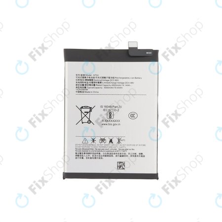 Batterie pour Nothing Phone (3a), (3a) Pro, NT04, 5000mAh
