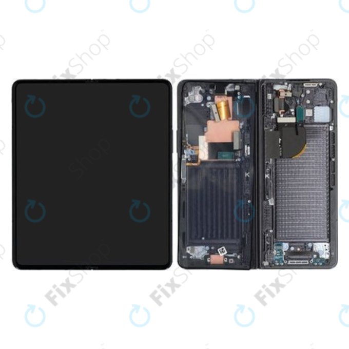 Samsung Galaxy Z Fold 5 F946B - Écran LCD + Ecran Tactile + Cadre (Phantom Black) - GH82-31842A Genuine Service Pack