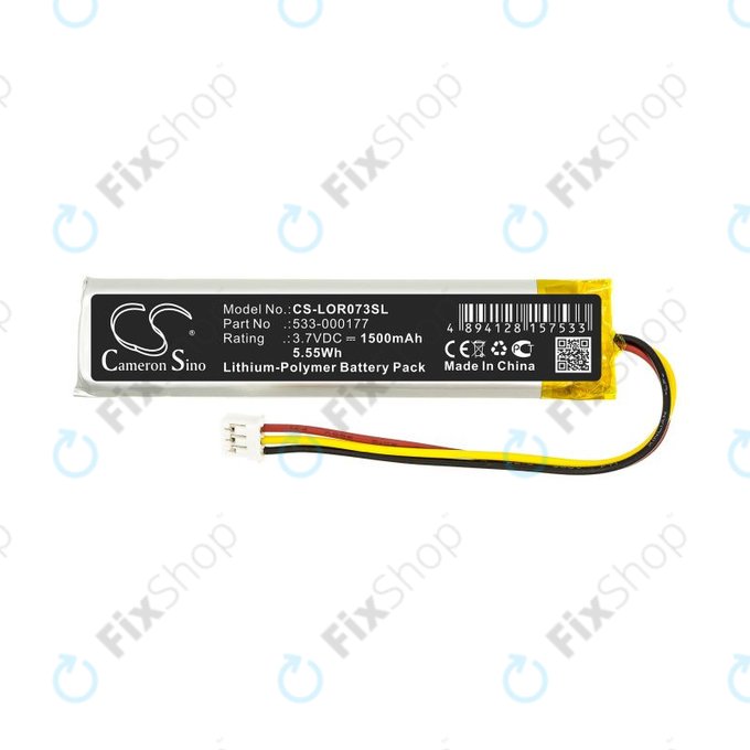 Batterie pour Logitech Mx Keys, 1500mAh, Li-Pol, 3.7V, 533-000177, HQ