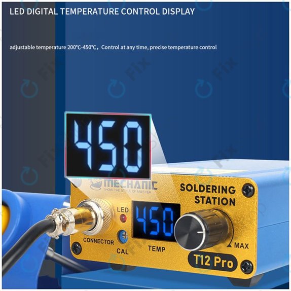 Mechanic T12 Pro - Station de Soudage Numérique (Blue)