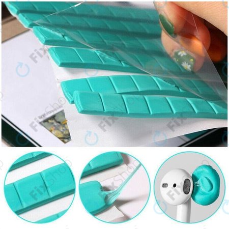 Argile à colle pour le nettoyage des téléphones et des écouteurs (6 bandes)