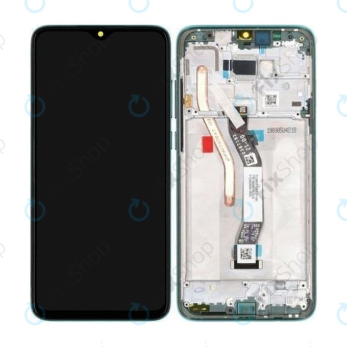 Xiaomi Redmi Note 8 Pro - Écran LCD + Ecran Tactile + Cadre (Vert Forêt) - 56000400G700, 56000C00G700 Genuine Service Pack