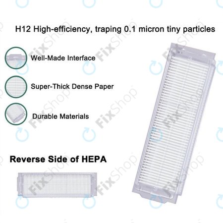 Xiaomi Mi Robot Vacuum Mop Pro (P), 2 Lite, 2 Pro, 2S, 3C, Viomi V2 Pro, V3, SE - Filtre HEPA (2pcs)
