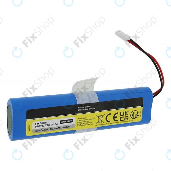 Ecovacs Deebot DF45 - Batterie M26-4S1P-AGX-2 Li-Ion 14.8V 2600mAh