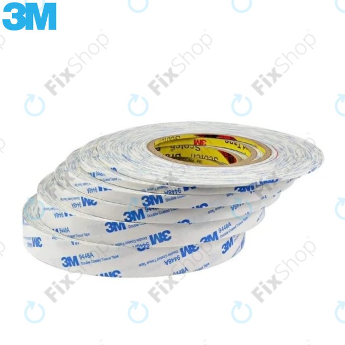 3M - Ruban Adhésif Double Face - 8 mm x 50 m (Transparent)