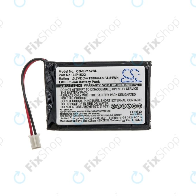 Sony Playstation 4, 4 Pro, 4 Slim - Batterie manette Dualshock 4 LIP1522 1300mAh HQ