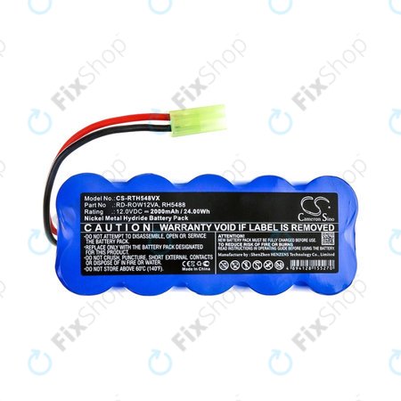 Rowenta RH-series, RS-series, Tefal TY-series - Batterie RD-ROW12VA, RH5488 2000mAh HQ