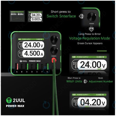 Station de charge multi-ports 200W, 2UUL PC01