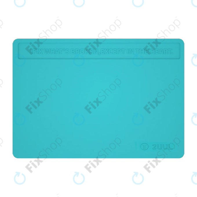 2UUL - Coussinet en silicone antistatique ESD résistant à la chaleur avec revêtement anti-poussière - 40 x 28 cm (bleu)