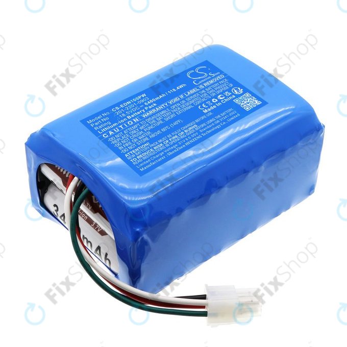 Batterie pour Ecovacs BAIZE, G1-800, GX-600, GOAT G1, 6400mAh, Li-Ion, 18.5V, 201-2201-0903, HQ