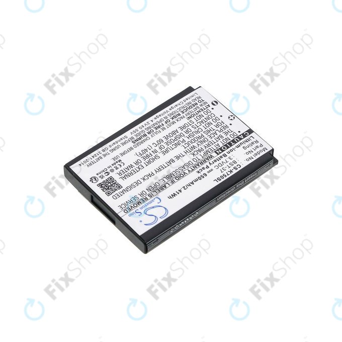 Batterie pour Sony Ericsson, 650mAh, Li-Ion, 3.7V, BST-37, HQ