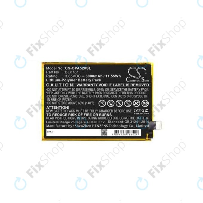Oppo A52 - Batterie BLP781 3000mAh HQ