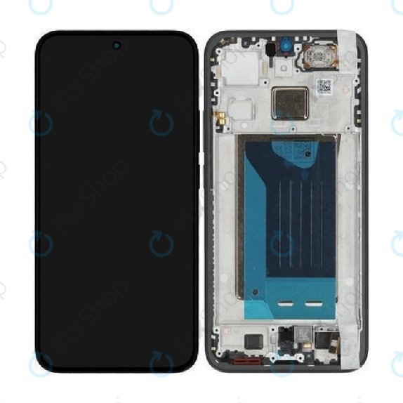 Écran pour Xiaomi 15T 5G, Black, Tactile avec cadre, 5600010O12A00, Genuine Service Pack