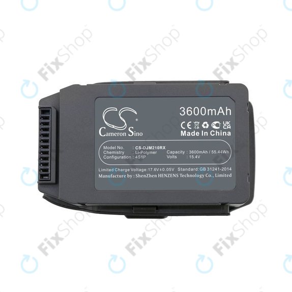Batterie pour DJI Mavic 2 Pro, Mavic 2 Zoom, 3600mAh, Li-Pol, 15.4V, FB2-3850, HQ