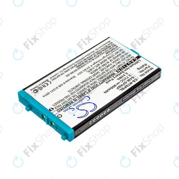 Batterie pour Nintendo Advance SP, AGS, 900mAh, Li-Ion, 3.7V, SAM-SPRBP, HQ