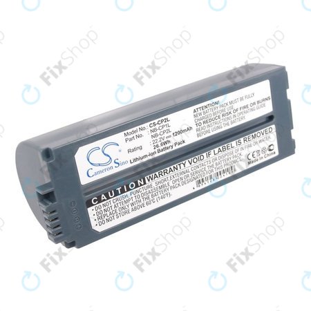 Batterie pour Canon Selphy CP100, CP1000, 1200mAh, Li-Ion, 22.2V, NB-CP1L, HQ