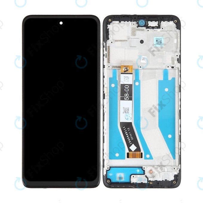 Motorola Moto G73 - Écran LCD + Ecran Tactile + Cadre (Black) TFT