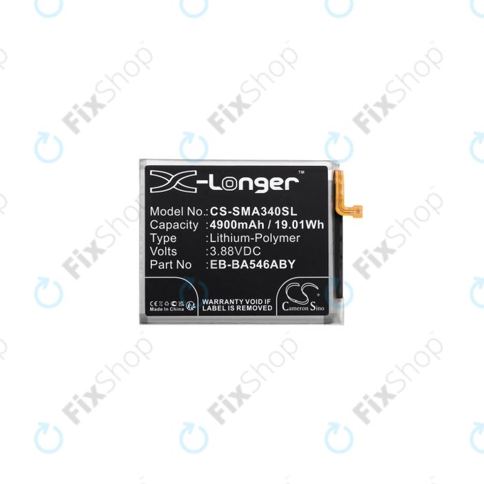 Samsung Galaxy A34 5G A346B, A54 5G A546B - Batterie EB-BA546ABY 4900mAh HQ