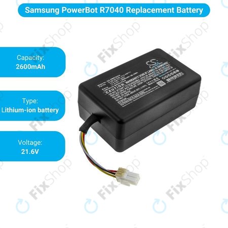 Samsung PowerBot-series - Batterie DJ96-00193E, VCA-RBT71 Li-Ion 21.6V 2600mAh HQ