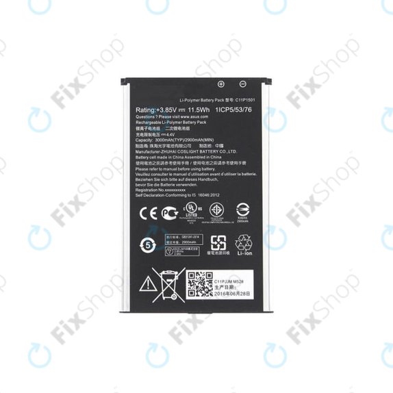 Asus ZenFone Selfie ZD551KL - Batterie C11P1501 3000mAh