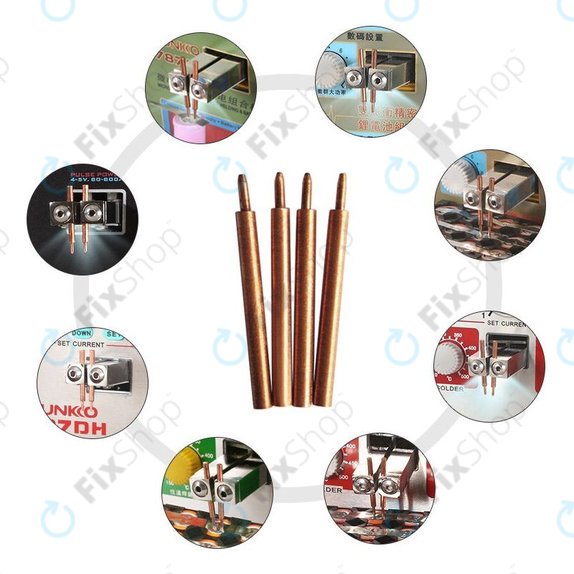Broche à souder pour machine à souder 737G, 787A, 788H, 709A, 709AD et 797DH (2 pièces)