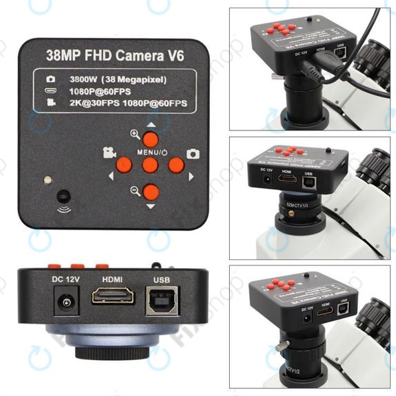 Microscope FX179 - Caméra 38MP, HDMI