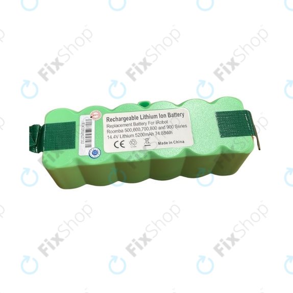 iRobot Roomba 600, 700, 800, 900-series - Batterie 2130LI, 4502233, 4374392 Li-Ion 14.4V 5200mAh