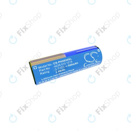 Batterie pour Oral-B Genius X, Smart 6000, Philips Diamondclean, Easyclean, 800mAh, Li-Ion, 3.7V, 4235 010 13068, HQ