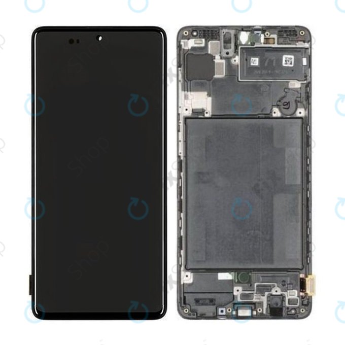 Samsung Galaxy A71 A715F - Ecran LCD + Ecran Tactile + Cadre - GH82-22152A, GH82-22248A Genuine Service Pack
