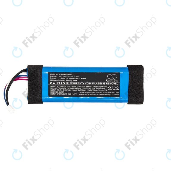 JBL Flip Essential, Flip 3 Stealth Edition - Batterie L0748-LF, 02-553-3494, GSP872693 3000mAh HQ