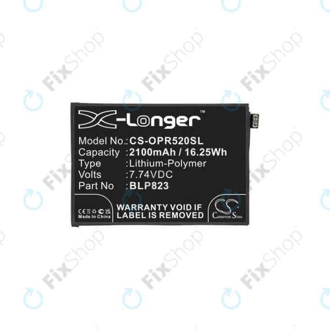 Oppo Reno 5 Pro - Batterie BLP823 2100mAh HQ