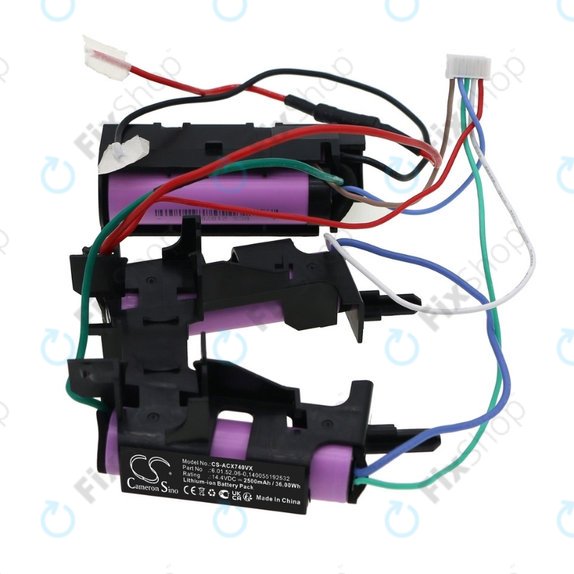 AEG 900, AG, CX7, BP, DB, EER, ZB-series - Batterie 140026702013, 140055192532, 140112523026, 140134299050, 4055420998, 6.01.52.06-0 Li-Ion 14.4V 2500mAh HQ