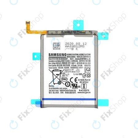 Samsung Galaxy Note 20 N980B - Batterie EB-BN980ABY 4300mAh - GH82-23496A Genuine Service Pack