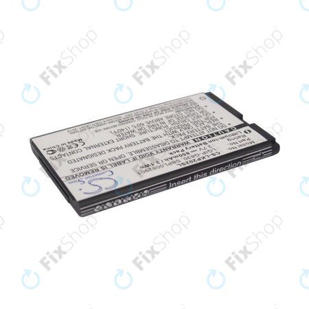 Batterie pour LG KG120, 850mAh, Li-Ion, 3.7V, LGIP-G830, HQ
